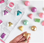 Molde para chocolates. Gemas y diamantes (2 placas)